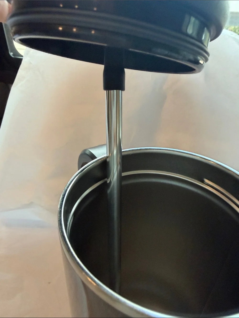 Swig sparkle black cat 43oz Cup with straw topper and stainless steel straw